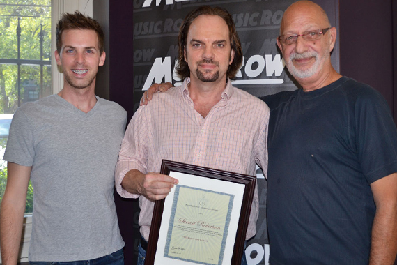 Pictured (L-R): Eric Parker, Sherod Robertson, James Rea